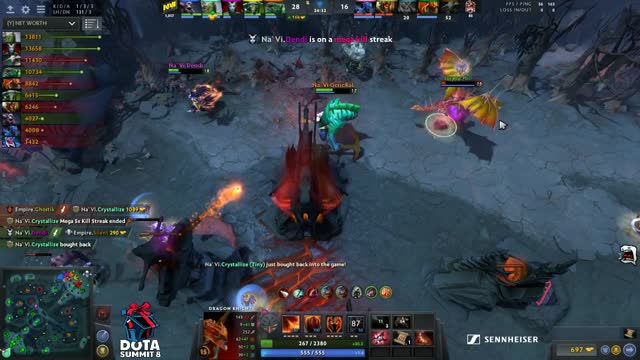 Na`Vi.Dendi gets two kills!