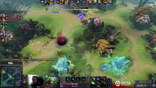 Force takes First Blood on Secret.Puppey!