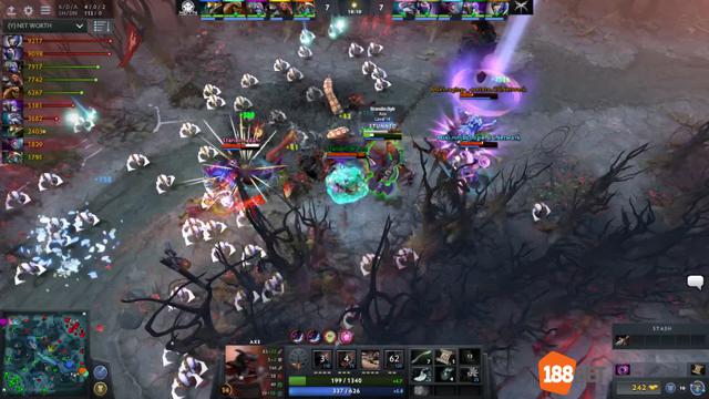 Mineski gets a kill!