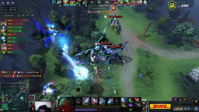 Arteezy gets a triple kill!