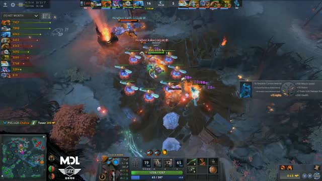 Newbee.Sccc gets a double kill!