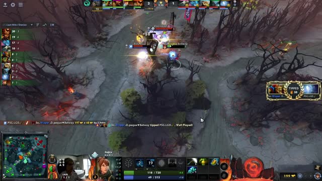 PSG.LGD gets 2 kills!