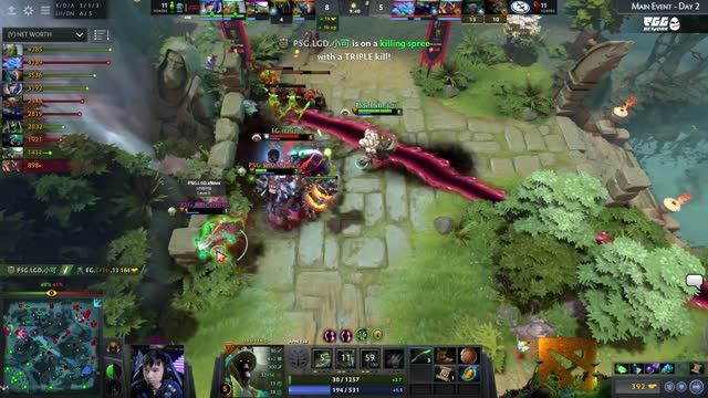 LGD.Maybe's ultra kill leads to a team wipe!