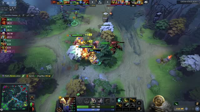 Fnatic.Raven kills Secret.zai!