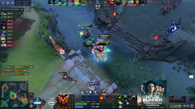 Newbee.kaka kills Liquid.Miracle-!