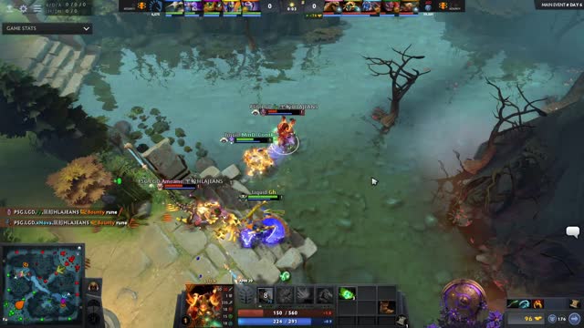 Liquid.gh takes First Blood on PSG.LGD.fy!