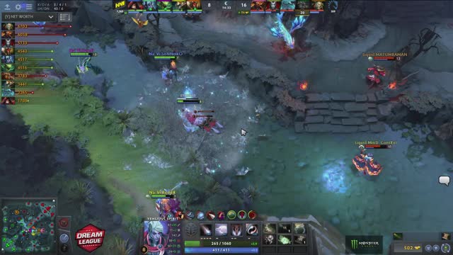 Dendi gets a double kill!