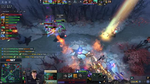 PSG.LGD.NothingToSay gets a double kill!