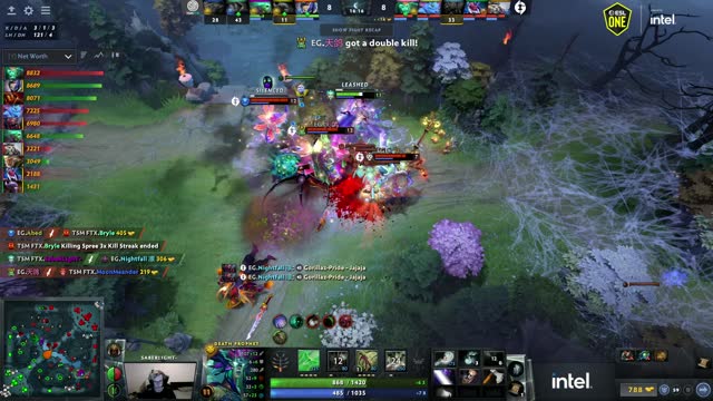 Arteezy's triple kill leads to a team wipe!