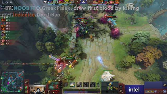 NOOB1TO takes First Blood on iceiceice!