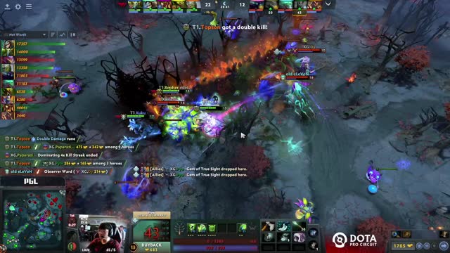 Topson gets a double kill!