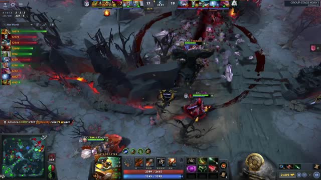 OG.Topson kills Alliance.Fng!