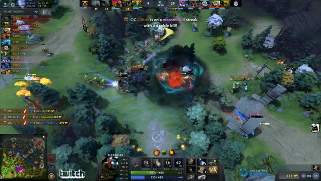 OG teamwipes Fnatic!