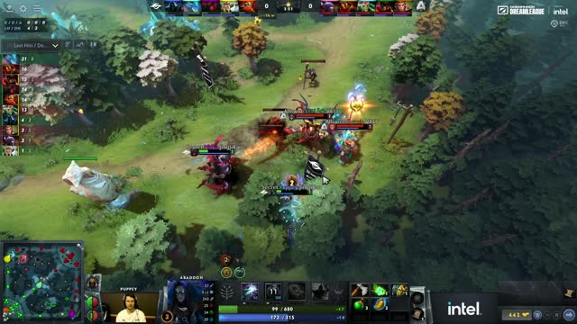 QCY.LESLÃO takes First Blood on Secret.Puppey!