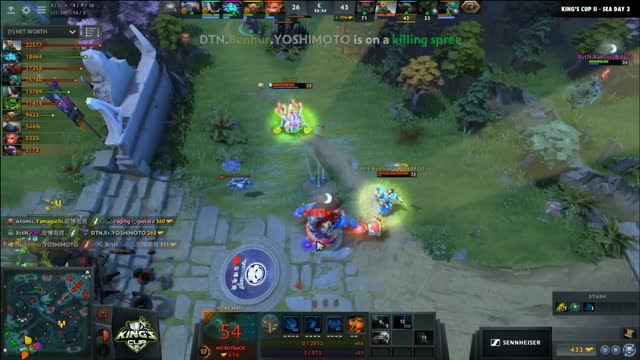 Benhur gets a triple kill!