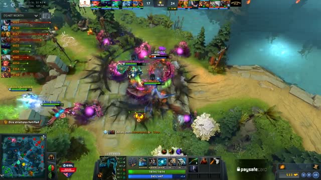 BANNED ON TWITCH AND QUIT DOTA kills Kouros1ve!
