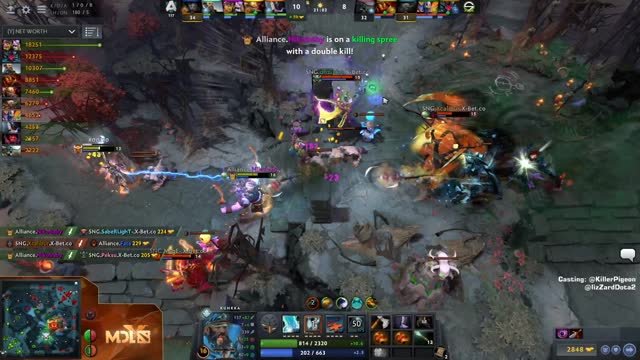 Mineski.Nikobaby gets a triple kill!