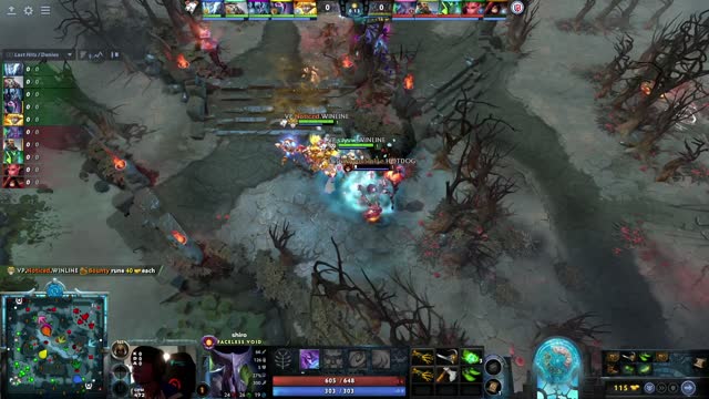 VP.Noticed takes First Blood on PSG.LGD.y`!