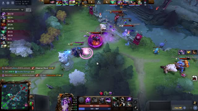 PSG.LGD.Maybe gets a double kill!