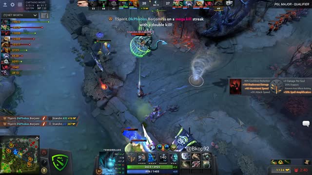 TSpirit.DkPhobos's double kill leads to a team wipe!