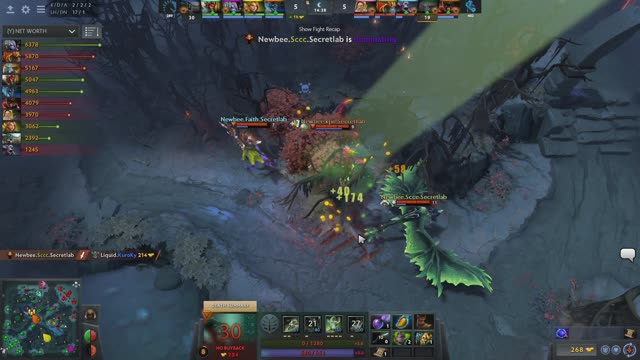 Newbee.Sccc gets a double kill!