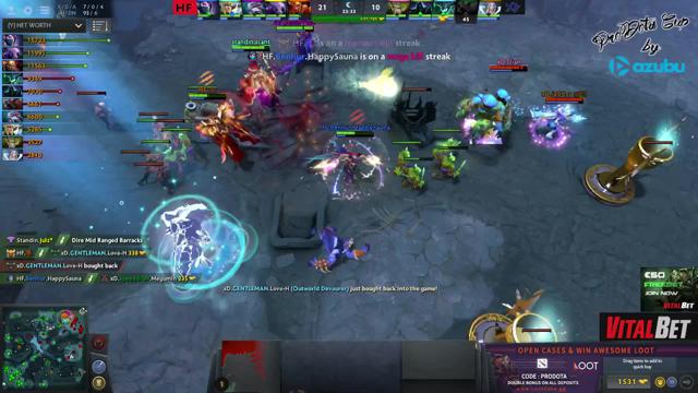 Benhur gets a triple kill!