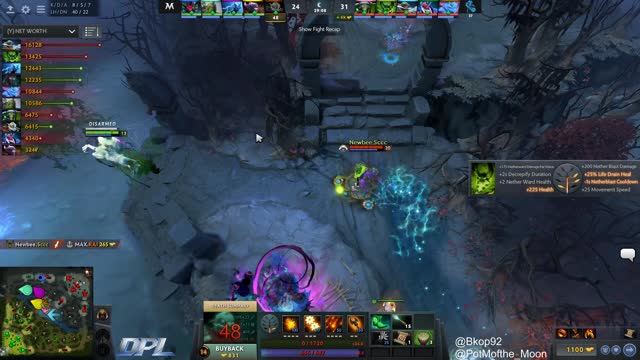 Newbee.Sccc gets a double kill!