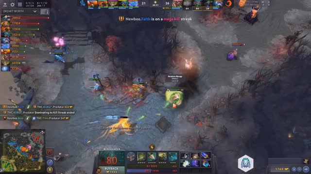 Newbee gets 3 kills!