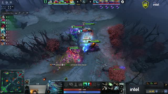 UND.SabeRLighT takes First Blood on Arteezy!