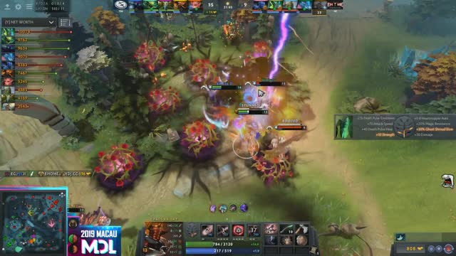 EG.Arteezy gets a double kill!