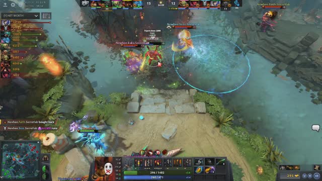 Newbee.Sccc kills Biver!