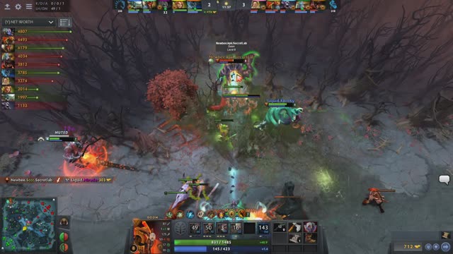 Newbee.Sccc gets a double kill!