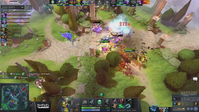 OG.N0tail's triple kill leads to a team wipe!