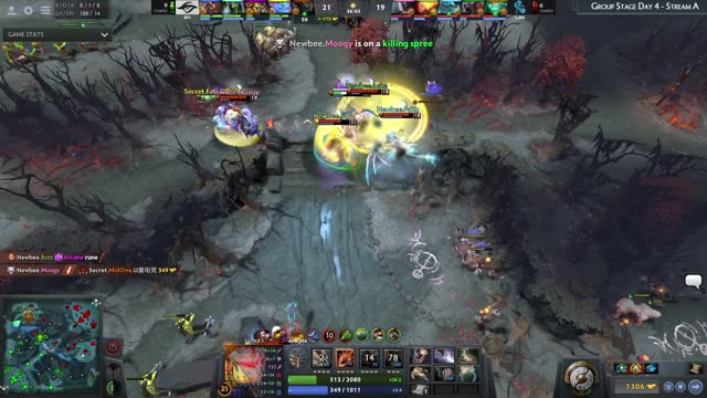 Newbee.kaka gets a double kill!