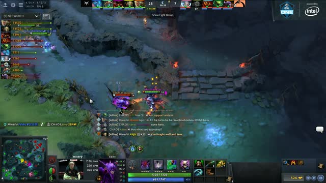 Mineski gets 2 kills!