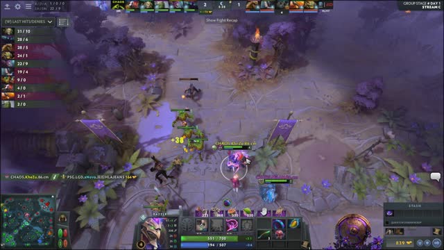 Chaos.KheZu kills PSG.LGD.xNova!