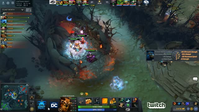 EG.Arteezy kills Secret.Puppey!