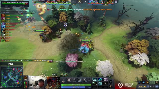 PSG.LGD.NothingToSay kills OG.Misha!