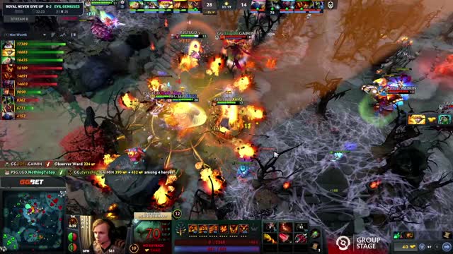 PSG.LGD.NothingToSay gets a double kill!