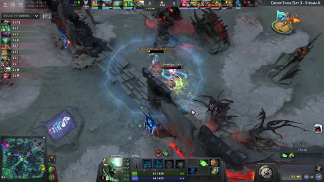 Newbee.Faith takes First Blood on SVG!