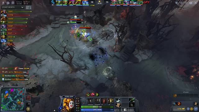 LFY.Super kills Newbee.kaka!