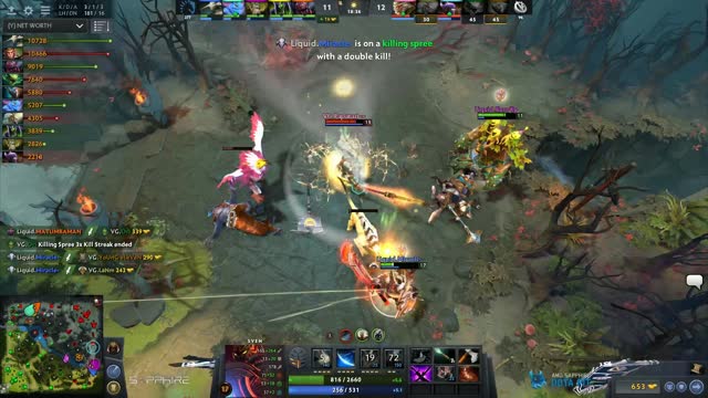 Miracle-'s triple kill leads to a team wipe!