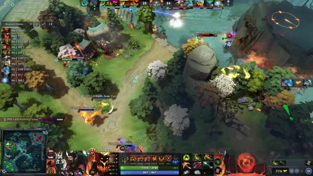 PSG.LGD gets 2 kills!