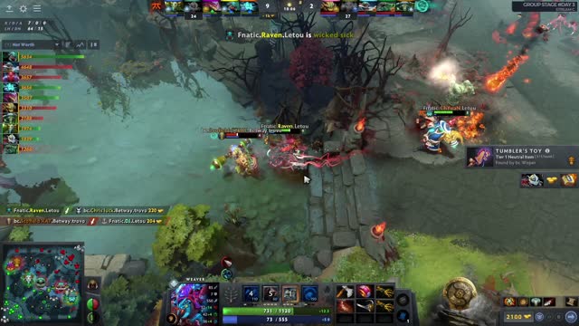 Fnatic.Raven gets a double kill!