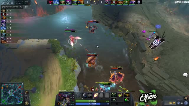 OG.JerAx takes First Blood on mouz.ThuG!