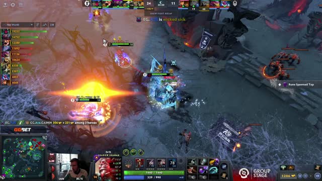 Arteezy kills GG.Ace!