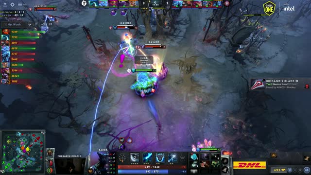 Arteezy gets a triple kill!