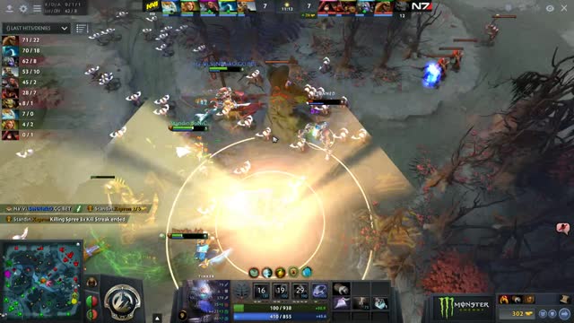 Na`Vi gets 2 kills!