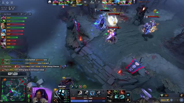 PSG.LGD gets 2 kills!