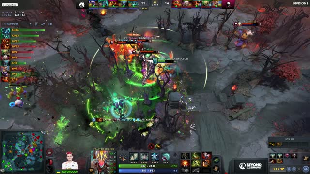 TSpirit.Yatoro kills krylat (⌐■_■)!